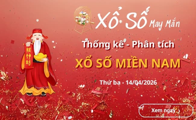 Thống kê xổ số miền Nam Thứ ba 14/04/2026