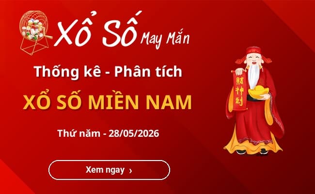 Thống kê xổ số miền Nam Thứ năm 28/05/2026