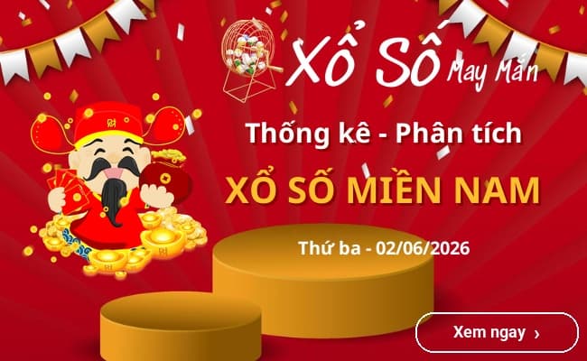 Thống kê xổ số miền Nam Thứ ba 02/06/2026