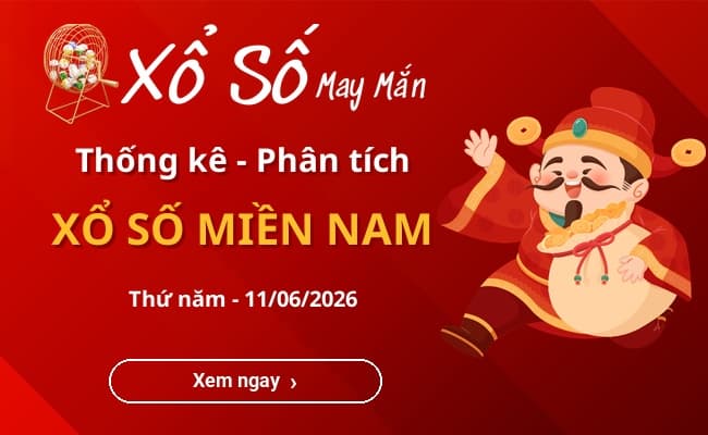 Thống kê xổ số miền Nam Thứ năm 11/06/2026