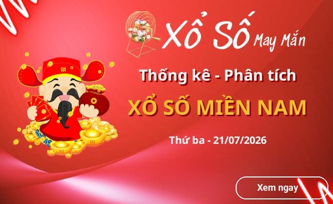 Thống kê xổ số miền Nam Thứ ba 21/07/2026