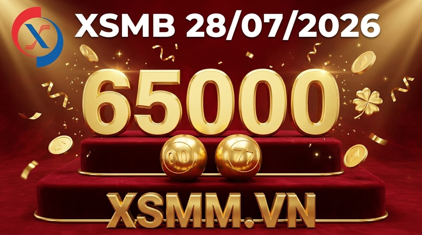 Phân tích XSMB ngày 28/07/2026 giải đặc biệt 65000 với lô kép 00 và 77