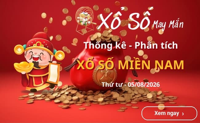 Thống kê xổ số miền Nam Thứ tư 05/08/2026