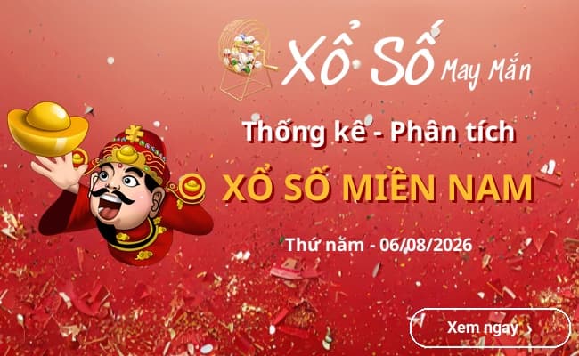 Thống kê xổ số miền Nam Thứ năm 06/08/2026