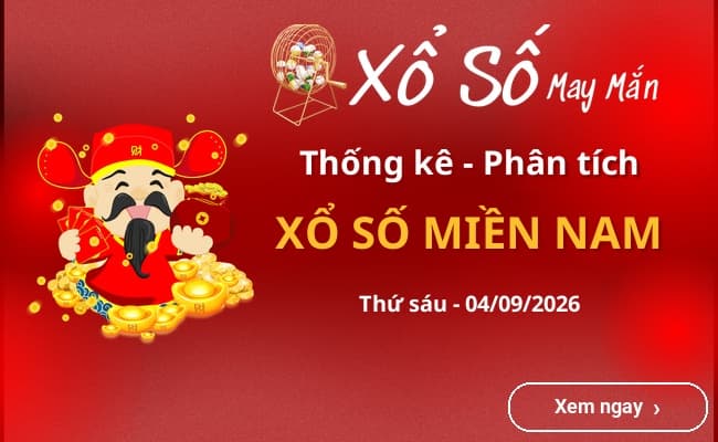 Thống kê xổ số miền Nam Thứ sáu 04/09/2026