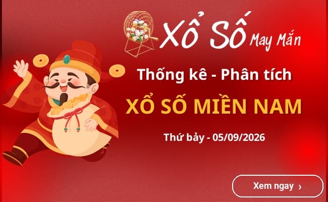 Thống kê xổ số miền Nam Thứ bảy 05/09/2026