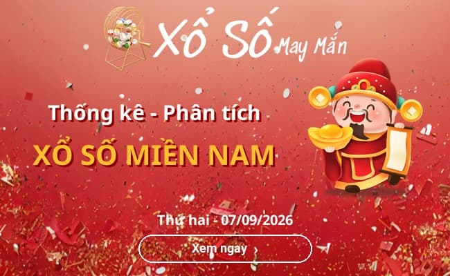 Thống kê xổ số miền Nam Thứ hai 07/09/2026