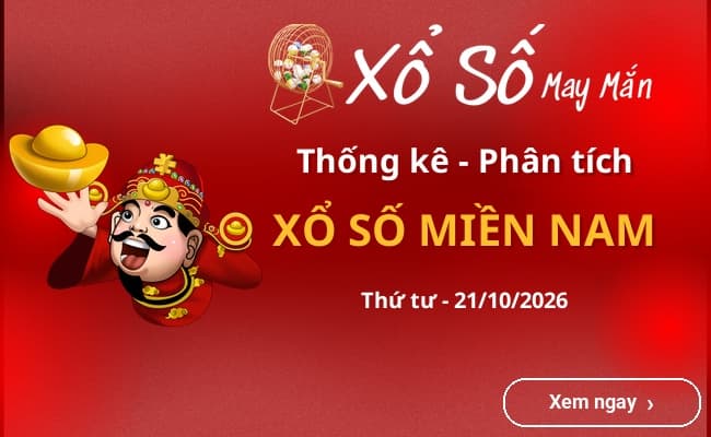 Thống kê xổ số miền Nam Thứ tư 21/10/2026