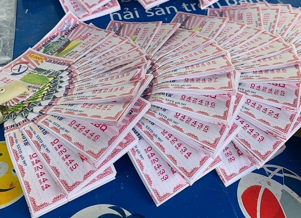 Tờ vé số xổ số Miền Bắc