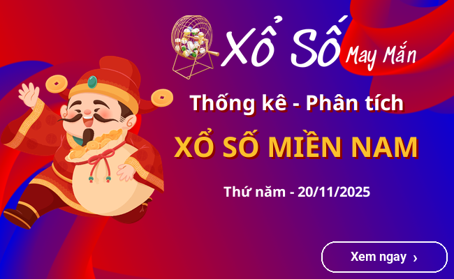 Thống kê xổ số miền Nam Thứ năm 20/11/2025