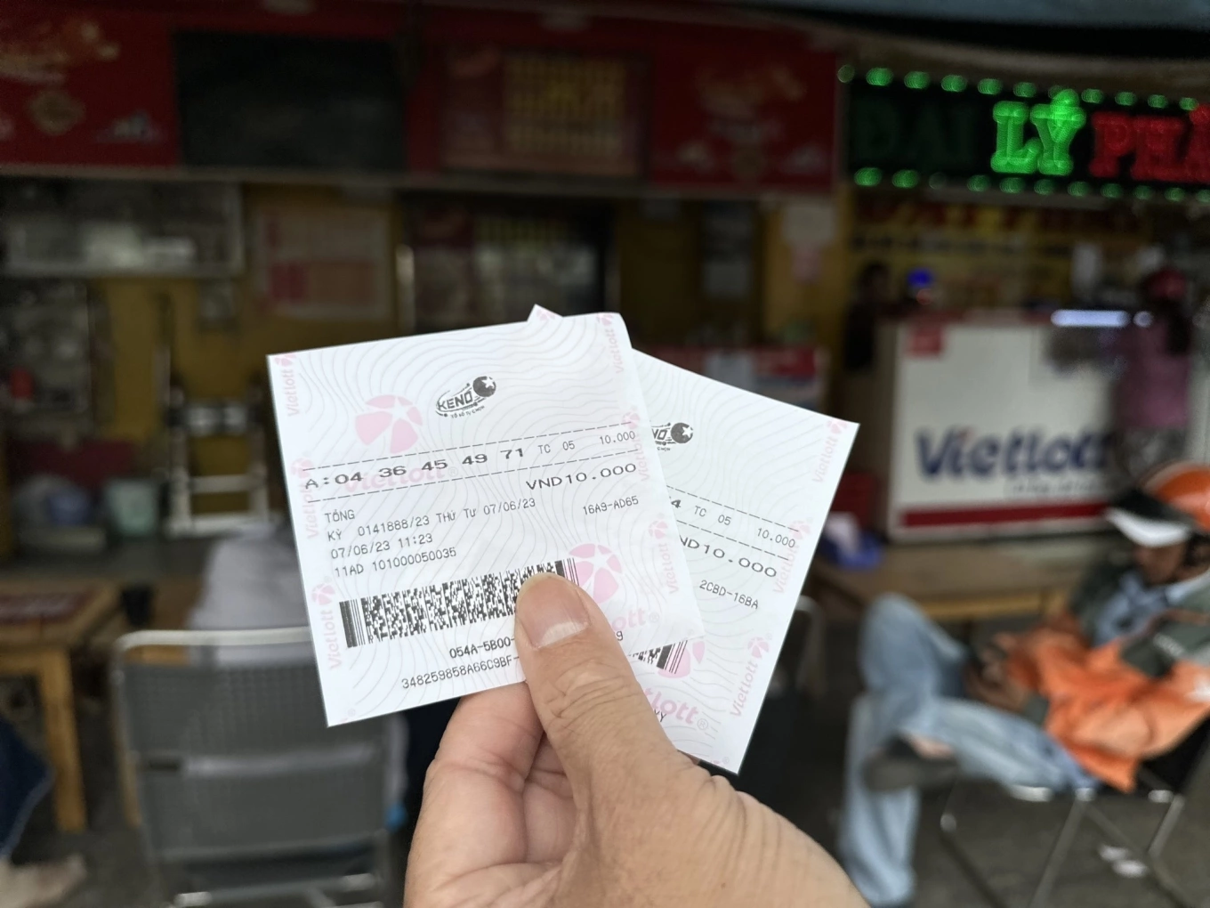 Vé số Vietlott keno