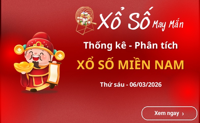 Thống kê xổ số miền Nam Thứ sáu 06/03/2026