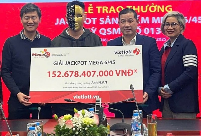 Trúng Jackpot Mega 6/45 Lớn Nhất 8 Năm: 152 Tỷ Đồng và Hành Trình Đặc Biệt Của Người Đàn Ông TP.HCM